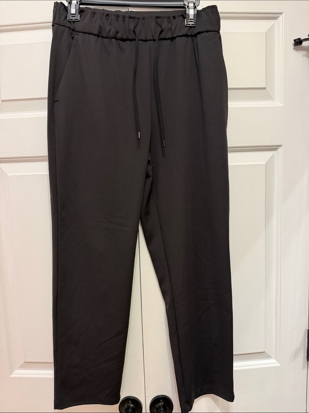 Hilary Radley Black Drawstring Jogger Pants